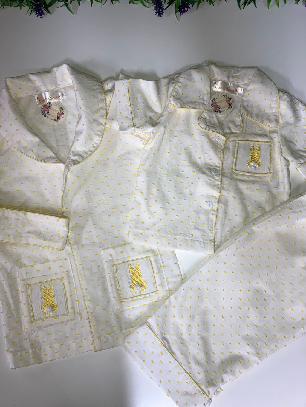 Boys’ Swiss Dot Pyjama Set 🤍✨