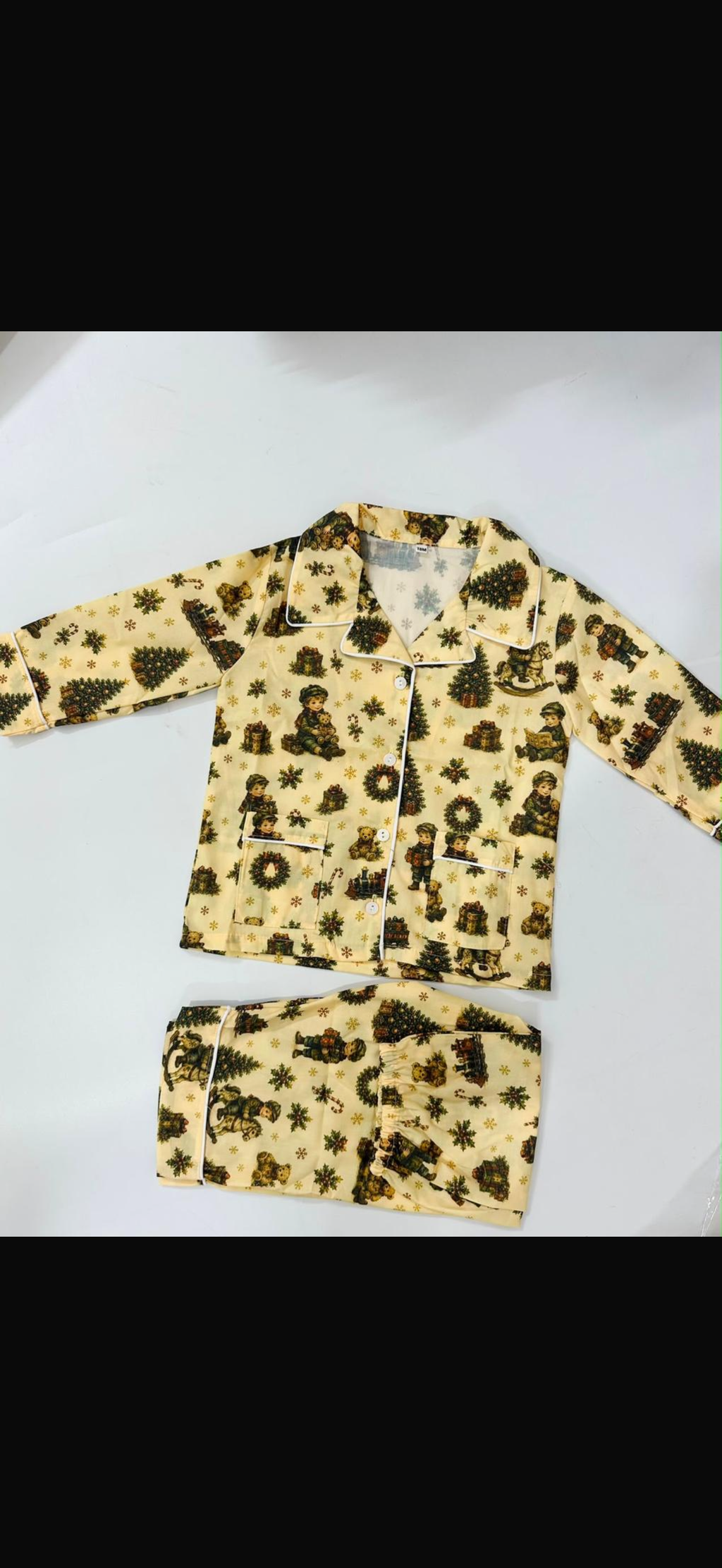 🎄 Vintage Christmas Boys Pyjama Set